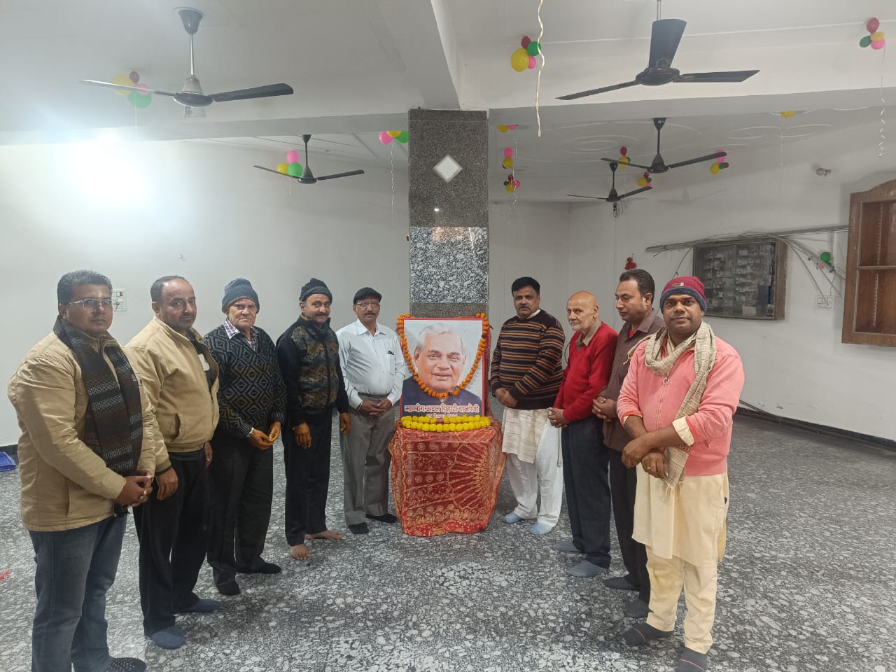 ਭਾਰਤੀ ਜਨਤਾ ਪਾਰਟੀ ਮੰਡਲ ਬਲਾਚੌਰ ਵੱਲੋਂ ਮਨਾਇਆ ਗਿਆ ਅਟਲ ਬਿਹਾਰੀ ਵਾਜਪਾਈ ਦਾ ਜਨਮ ਦਿਨ