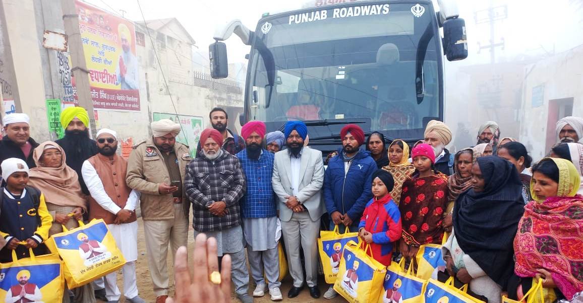 ਮੁੱਖ ਮੰਤਰੀ ਤੀਰਥ ਯਾਤਰਾ’ ਦੀ ਵਿਸ਼ੇਸ਼ ਬੱਸ ਨੂੰ ਵਿਧਾਇਕ ਨਿਹਾਲ ਸਿੰਘ ਵਾਲਾ ਮਨਜੀਤ ਸਿੰਘ ਬਿਲਾਸਪੁਰ ਨੇ ਕੀਤਾ ਰਵਾਨਾ