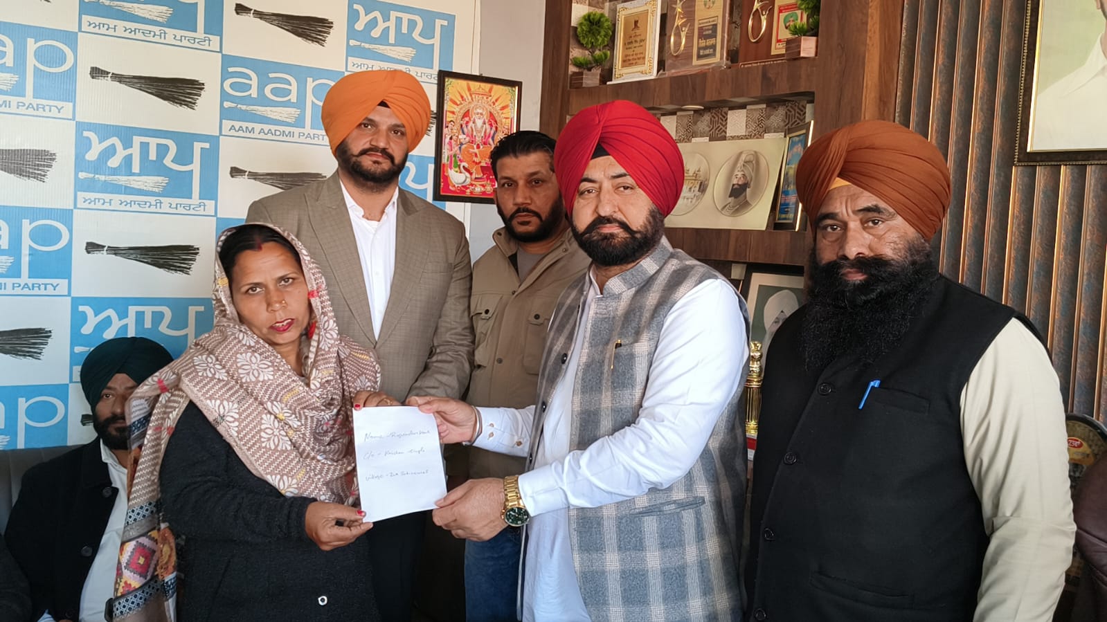 Cabinet Minister Hardeep Singh Mundian distributes Rs 86.40 lakh cheques to 72 families for Pucca Houses